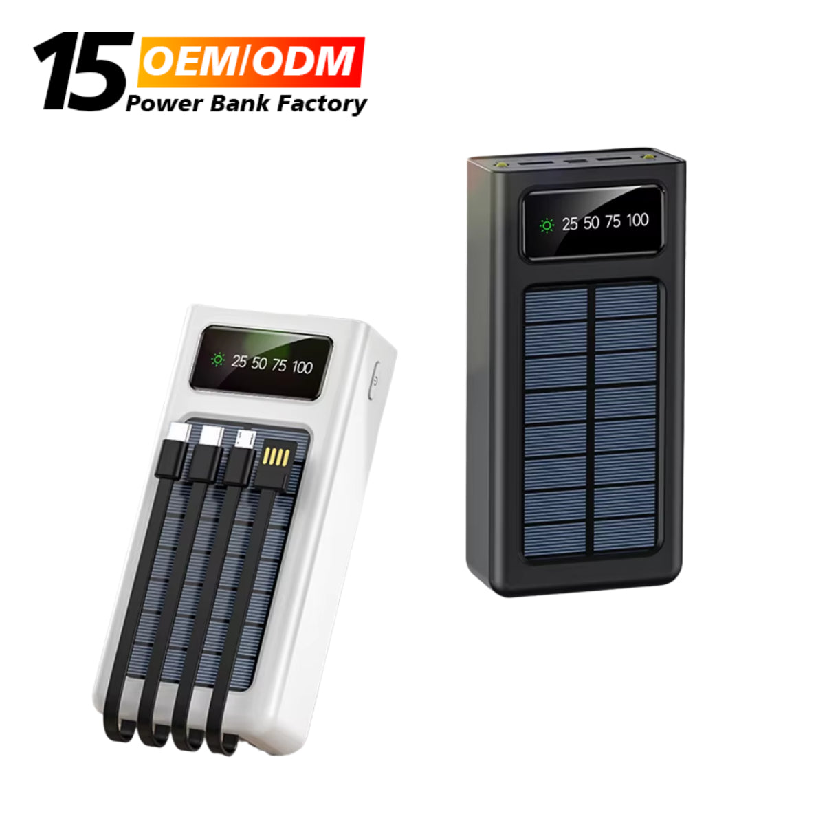 SolarCharge 4-in-1 Power Bank – 20,000mAh / 30,000mAh