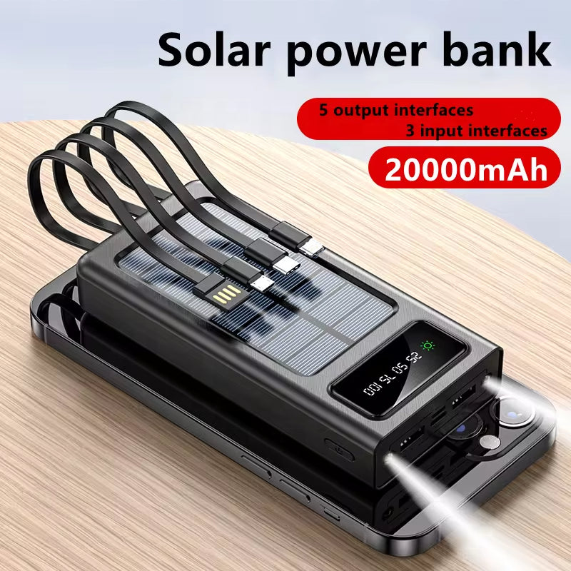 SolarCharge 4-in-1 Power Bank – 20,000mAh / 30,000mAh