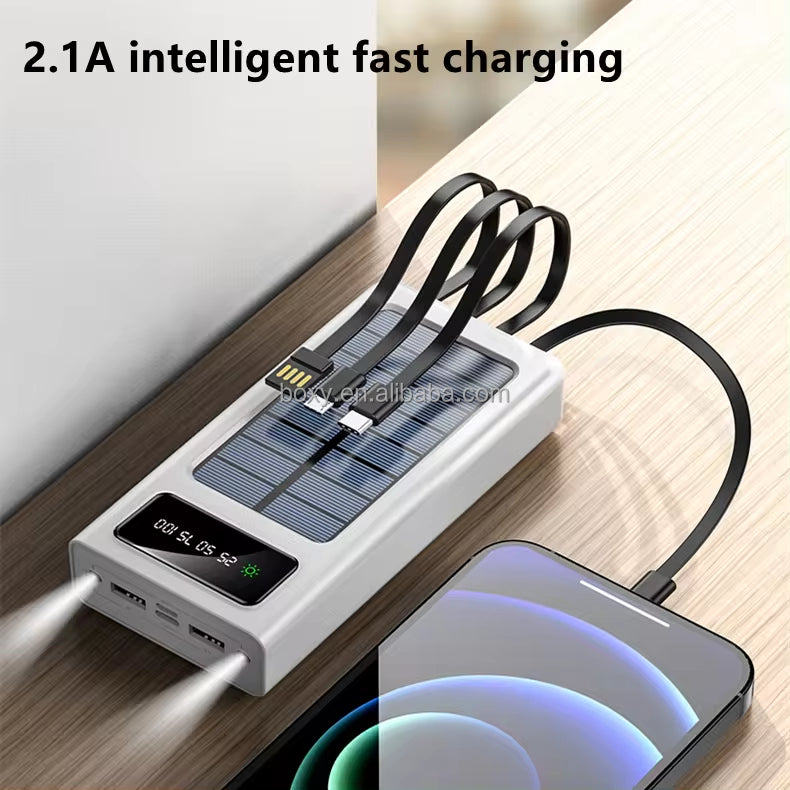 SolarCharge 4-in-1 Power Bank – 20,000mAh / 30,000mAh