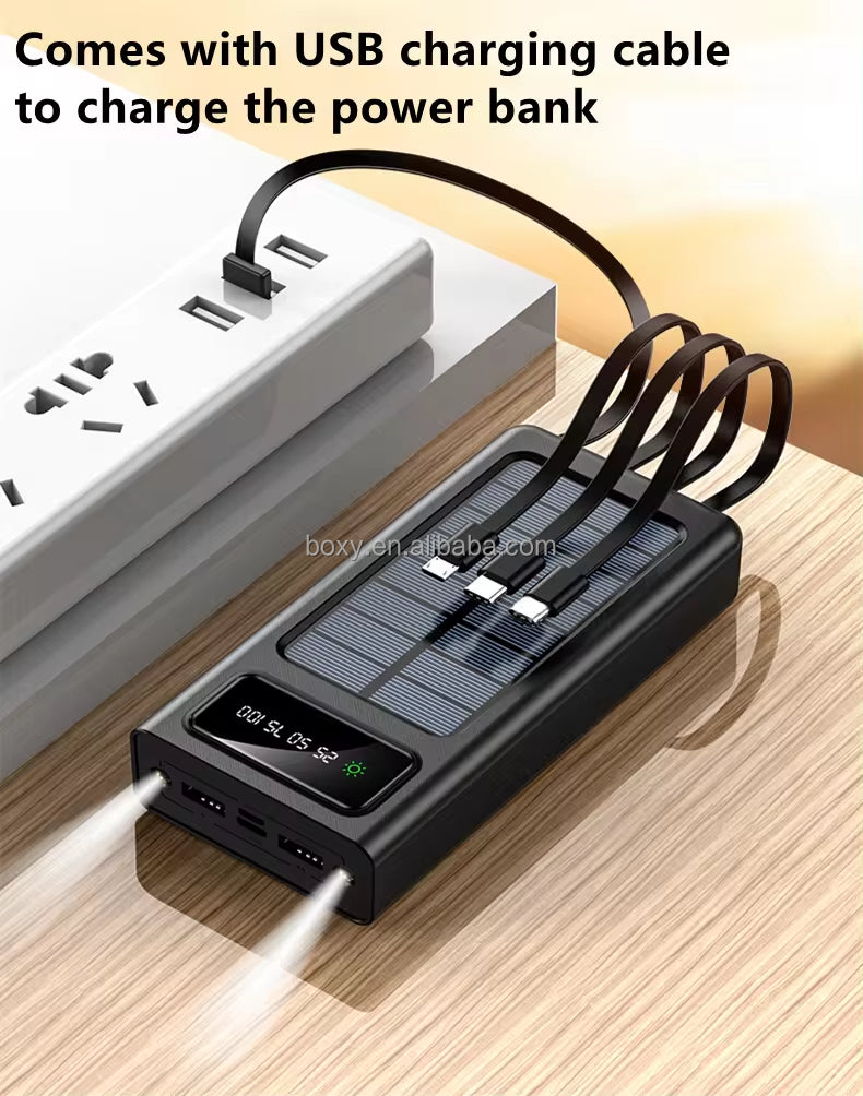 SolarCharge 4-in-1 Power Bank – 20,000mAh / 30,000mAh